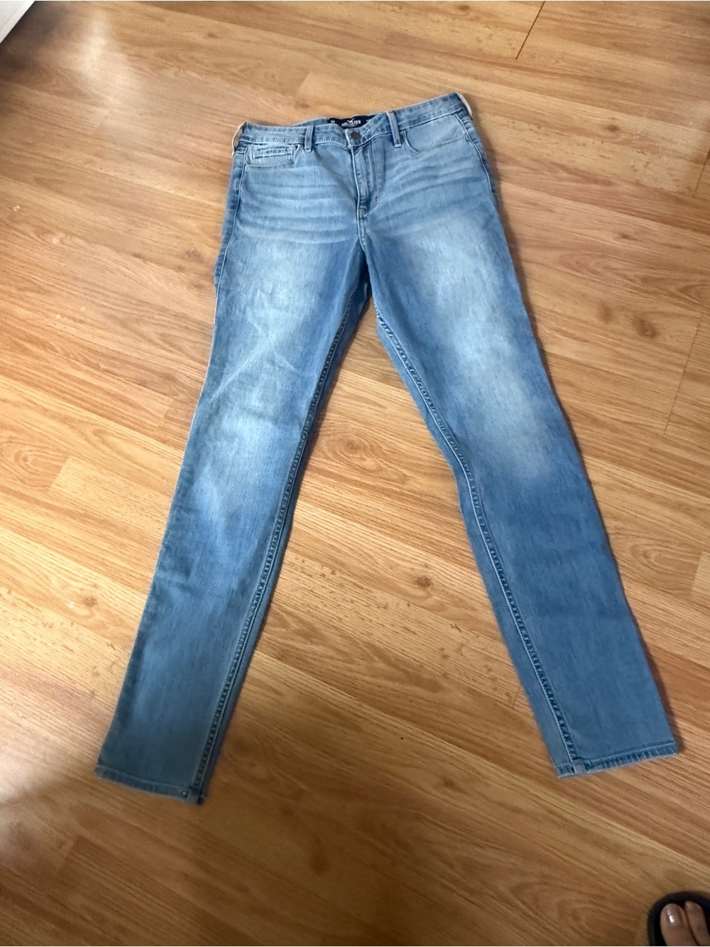 Hollister Light Blue Straight Leg Jeans - Picture 7 of 8